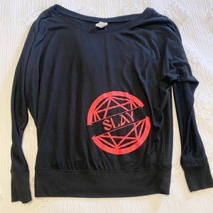 Ruth Connell Off The Shoulder Slay Campaign Shirt